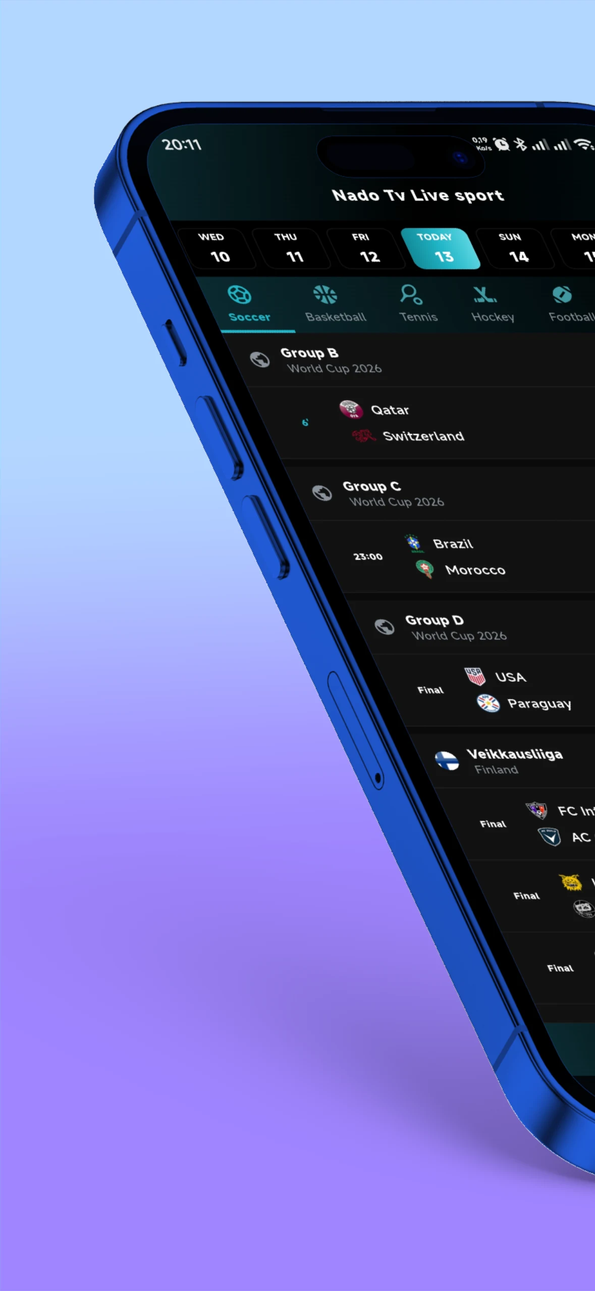 Nado TV: Live Sports & Scores screenshot